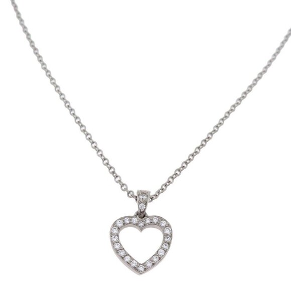 TIFFANY Silver Heart Necklace